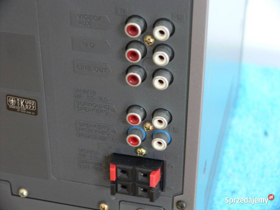 Wieża Aiwa 270 wat AUX CD radio Karaoke mocna Wieże i miniwieże Jasło
