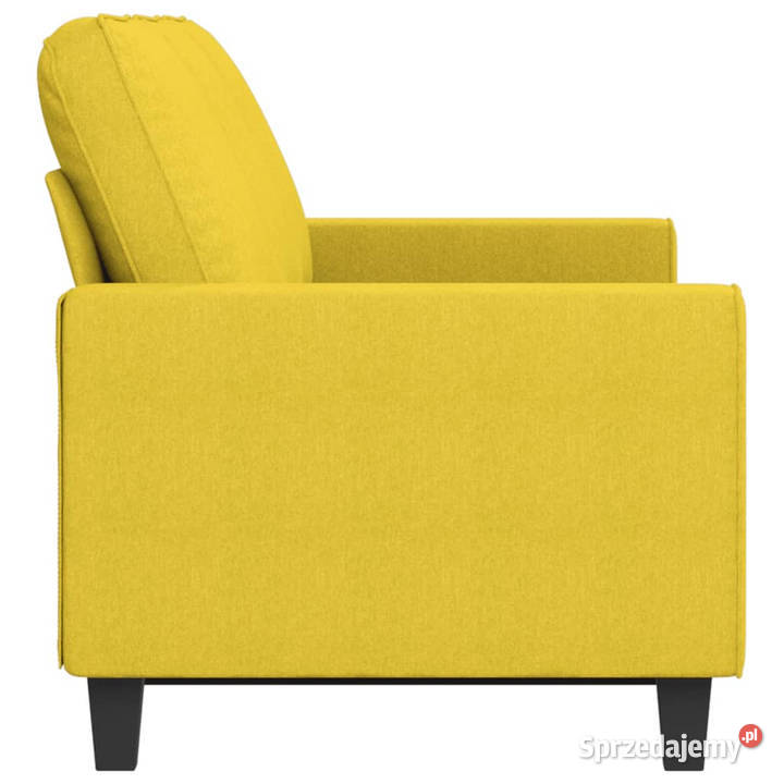 Sofa 3osobowa jasnożółta 180 tapicerowana Warszawa