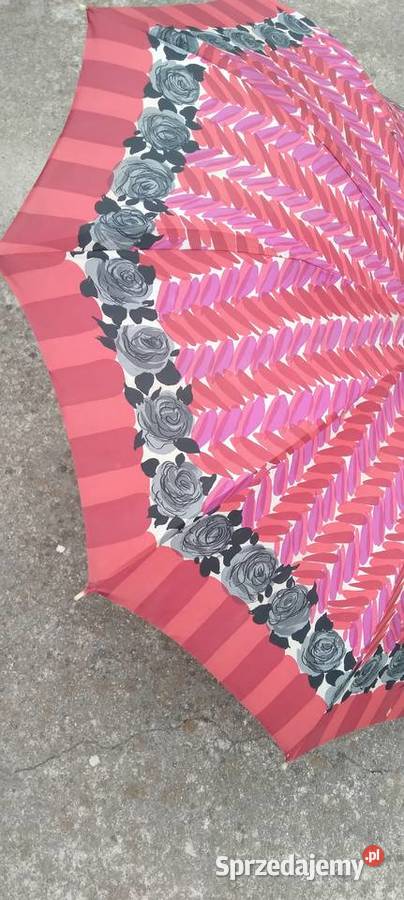 Parasol damski składany PRL wielkopolskie