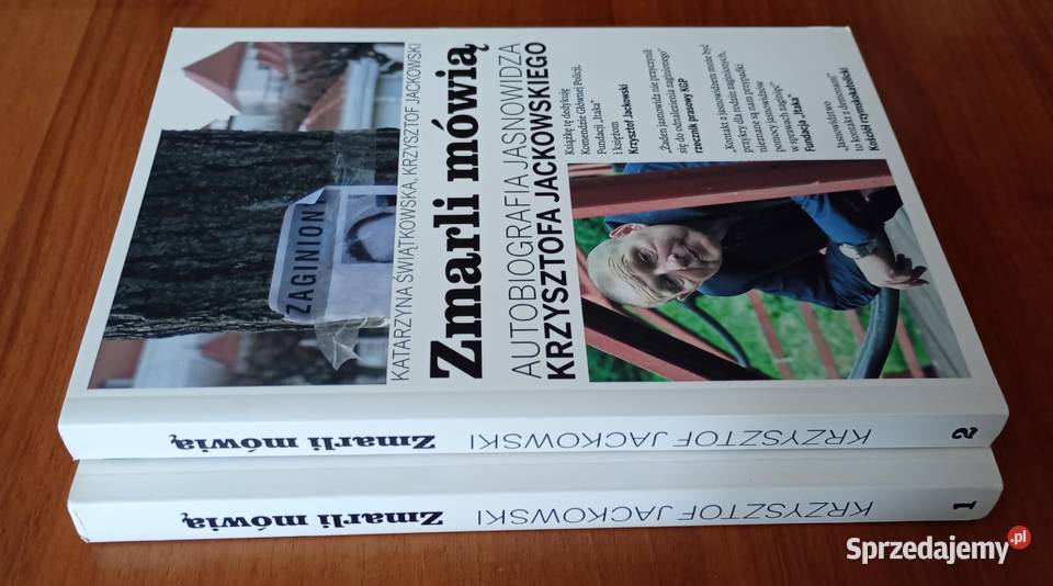Zmarli mówią autobiografia jasnowidza Krzysztofa tradycyjny podręcznik Gdańsk