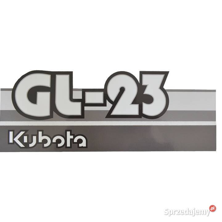 Naklejki Kubota GL23 Tajęcina