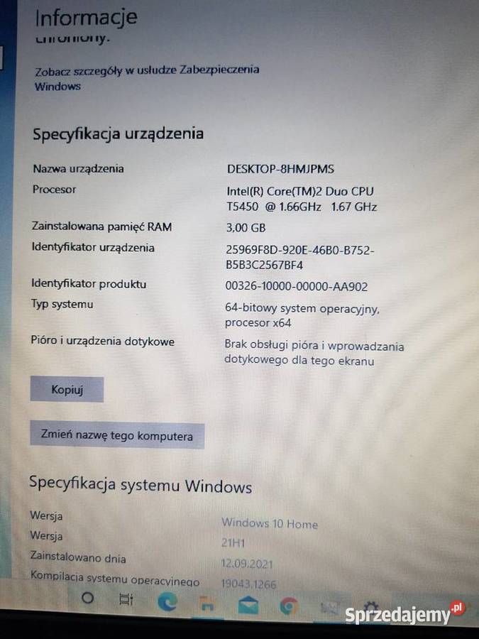 Lenovo Think Pad R61i Rymanów