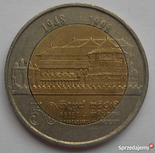 SRI LANKA10 RUPEES1998 r OKOLICZNOŚCIOWA Legionowo