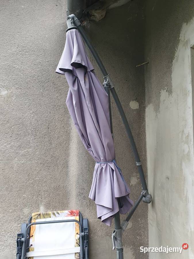 Parasol ogrodowy szarości sprzedam