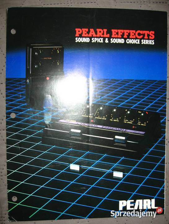 PEARL Effects katalog efektów gitarowych Gitary i akcesoria