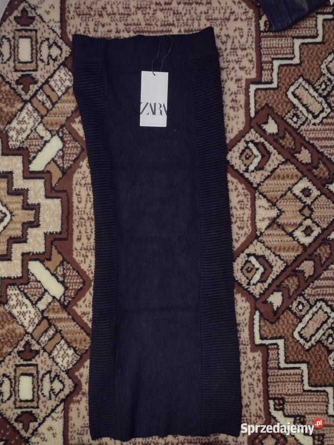 38M ZARA Czarna długa spódnica ołówkowa z Kraków sprzedam