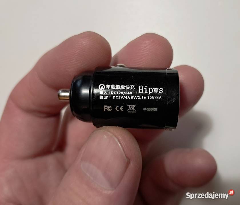 Mocna ładowarka USB USBC do gniazda zapaliczki Ładowarki małopolskie Kraków