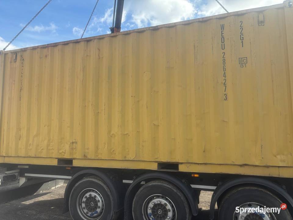 Kontener morski 20 DV 6 metrowy POLKONT Pewny pomorskie Gdańsk sprzedam