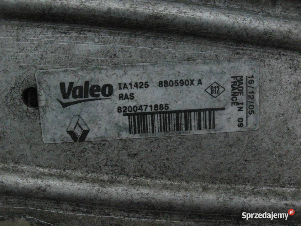 intercooler chłodnica powietrza renault mudus osobowe lubelskie Lublin