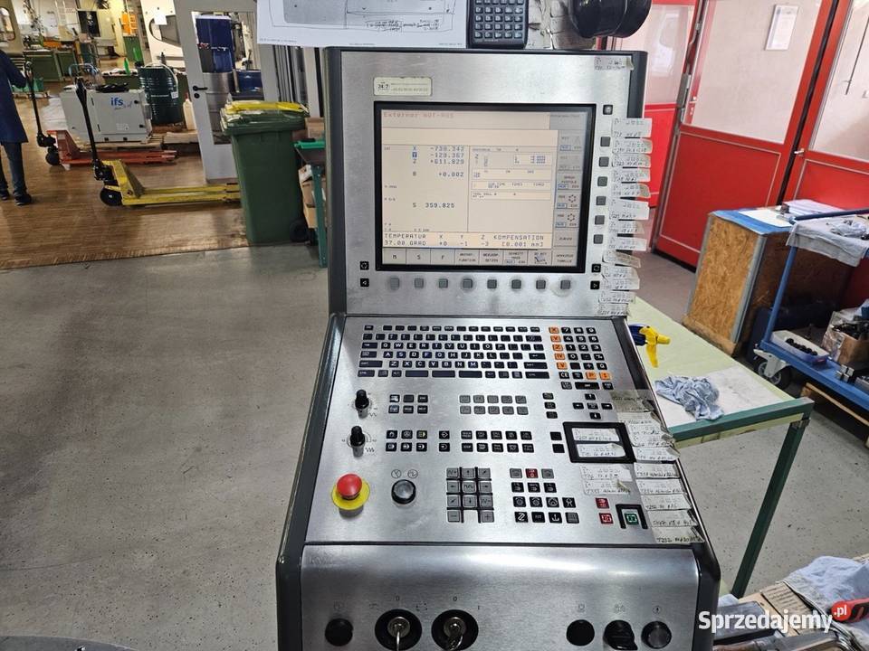 DMG DMC 100T 2003 pionowe centrum obróbcze CNC z Warszawa