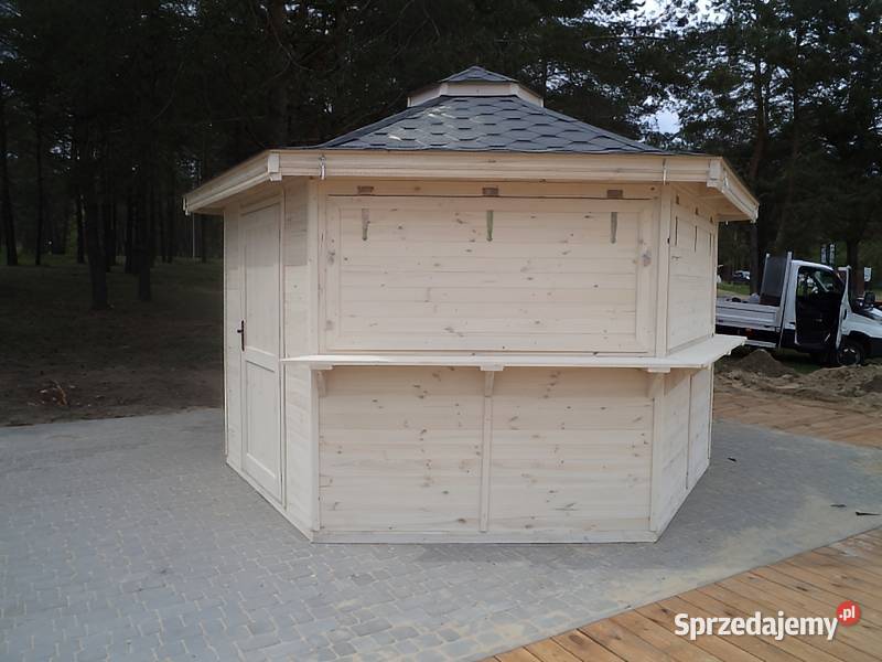 DOMEK HANDLOWY 6 5M DREWNIANY KIOSK SKLEPIK śląskie Parzymiechy