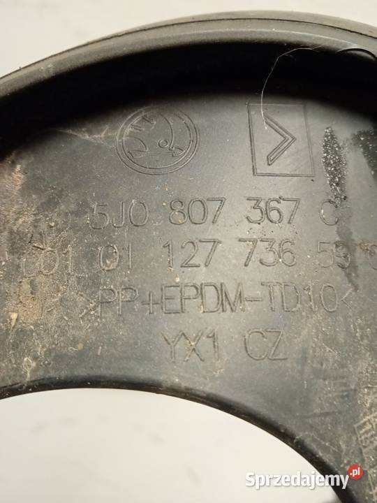 Ramka lampy przeciwmgłowej lewa Skoda Fabia wielkopolskie
