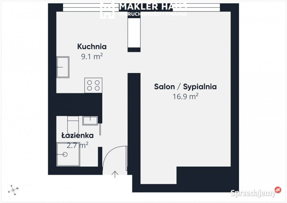 Kawalerka w niskiej Grabowo