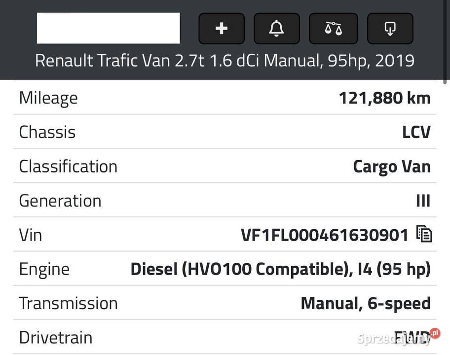 SILNIK R9M413 Renault Trafic III Opel Vivaro 16 Chełm sprzedam