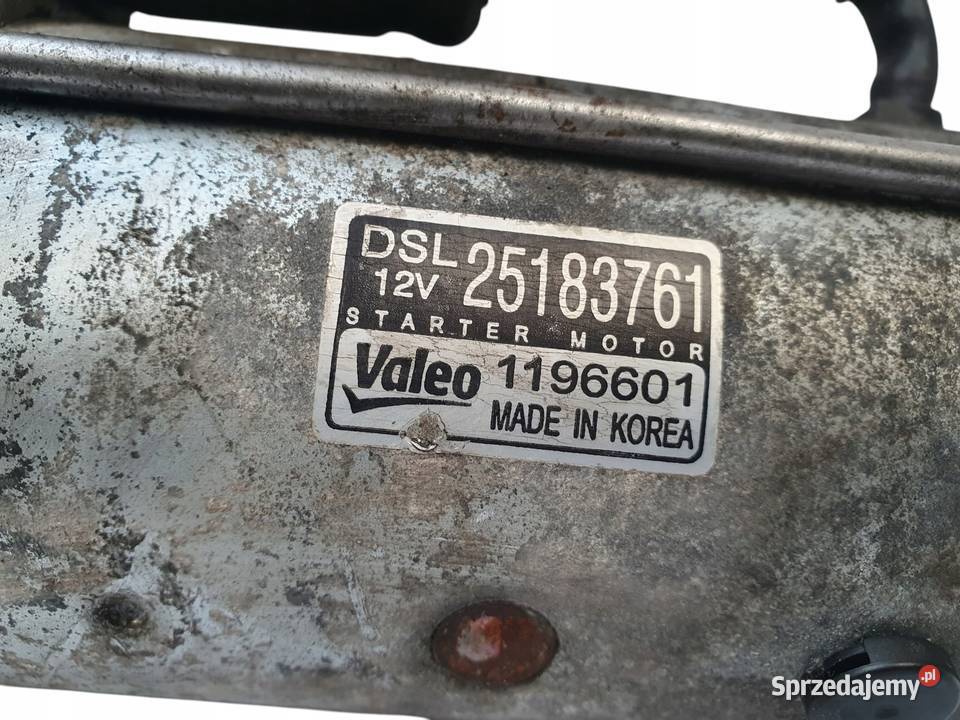 ROZRUSZNIK Chevrolet Orlando 20 VCDI Z20D1 Valeo Motoryzacja Chełm