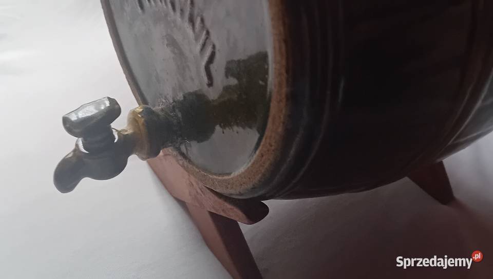 Reklamowa beczułka ceramiczna Marywil Sucherniów Porcelana i szkło Koźminek