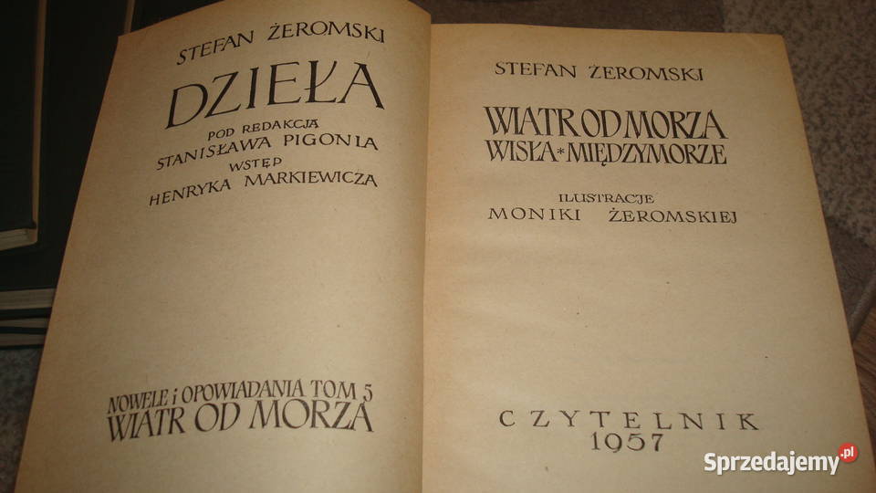Wiatr morza Żeromski Dzieła js Osięciny
