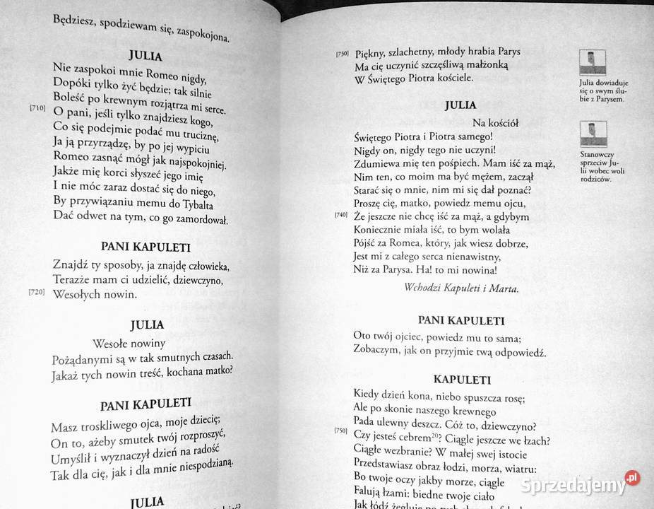Romeo i Julia Lektura z opracowaniem William miękka lubelskie Chełm