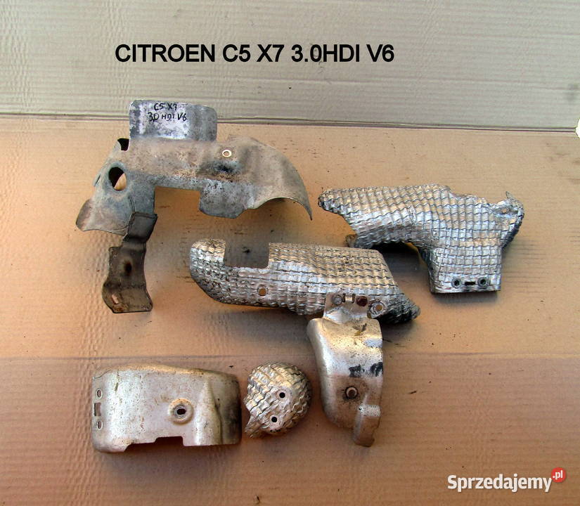 OSŁONA TERMICZNA KLEKTORA WYDECHOWEGO CITROEN C5 Mysłaków
