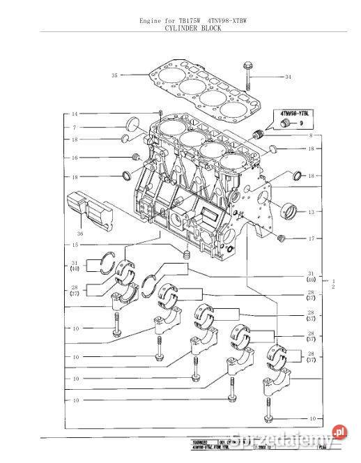 TAKEUCHI TB175W katalog cześci zamiennych Kielce sprzedam