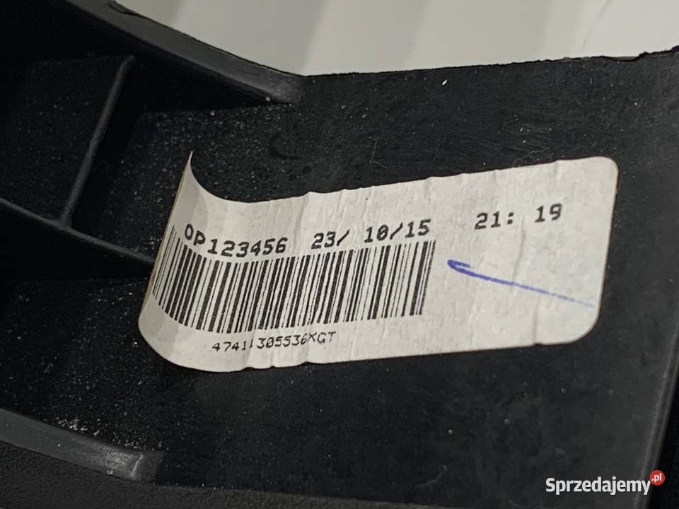 SCHOWEK PASAŻERA RENAULT TRAFIC III Bus PÓŁKA