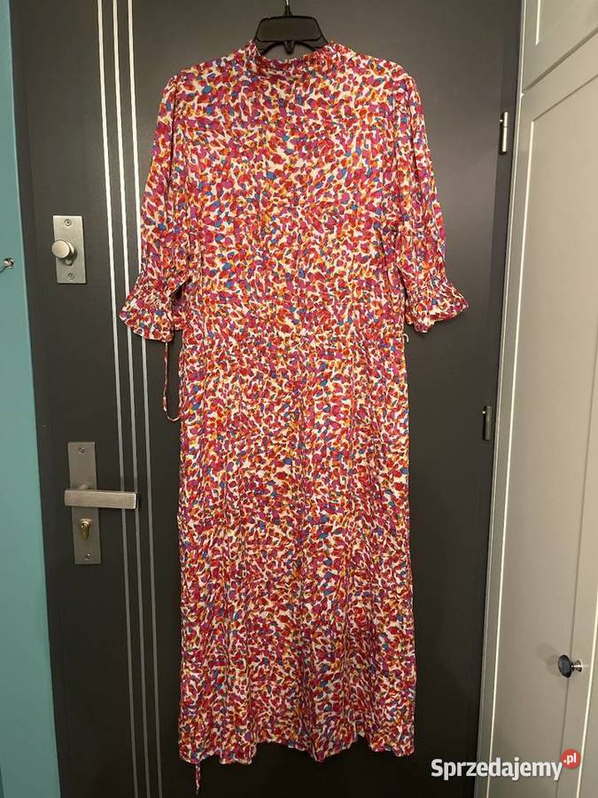 LoveRoses sukienka modny wzór viscoza hit blog Choszczno sprzedam