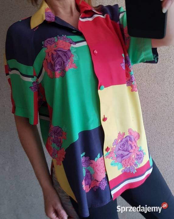ZARA bluzka flower koszula Vintage Retro świętokrzyskie Kielce