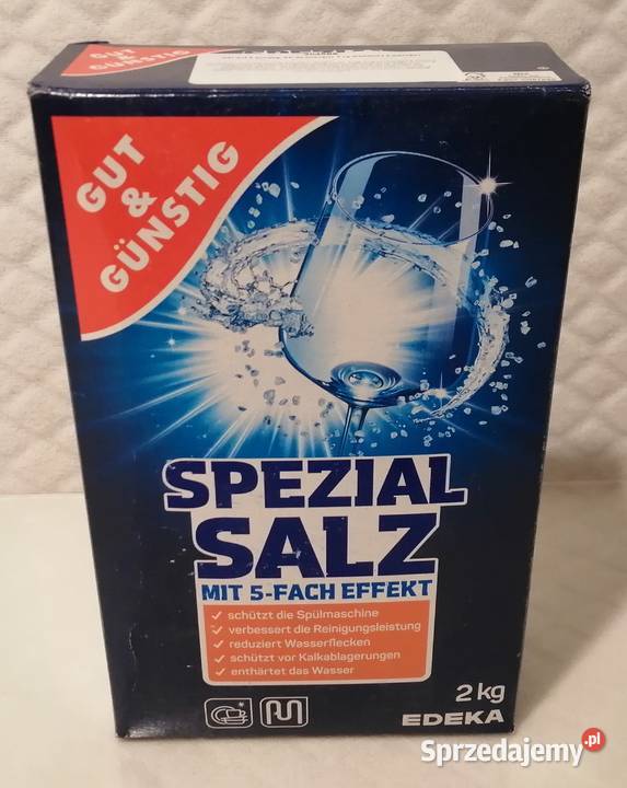 Sól do zmywarki 2 gruboziarnista z Niemiec Pozostałe śląskie