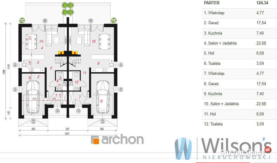 sprzedaży domu bliźniaka 12624 metry Łomianki Sprzedaż