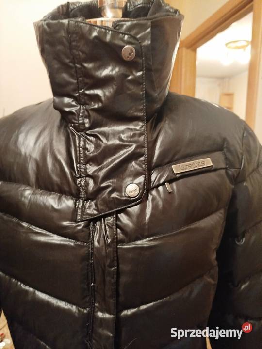 Kurtka czarna Wedzecom na puchu M 38 Olecko