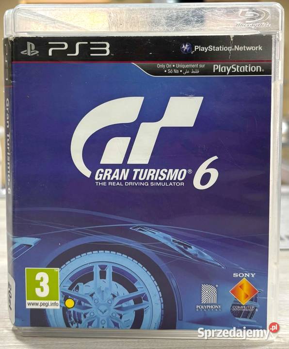 Gra 3 Gran Turismo 6 Elbląg sprzedam