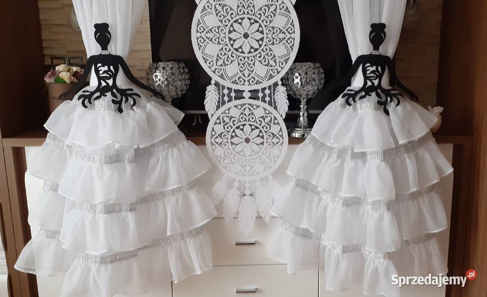 Firany z falbankami i ażur łapacz snów mazowieckie sprzedam