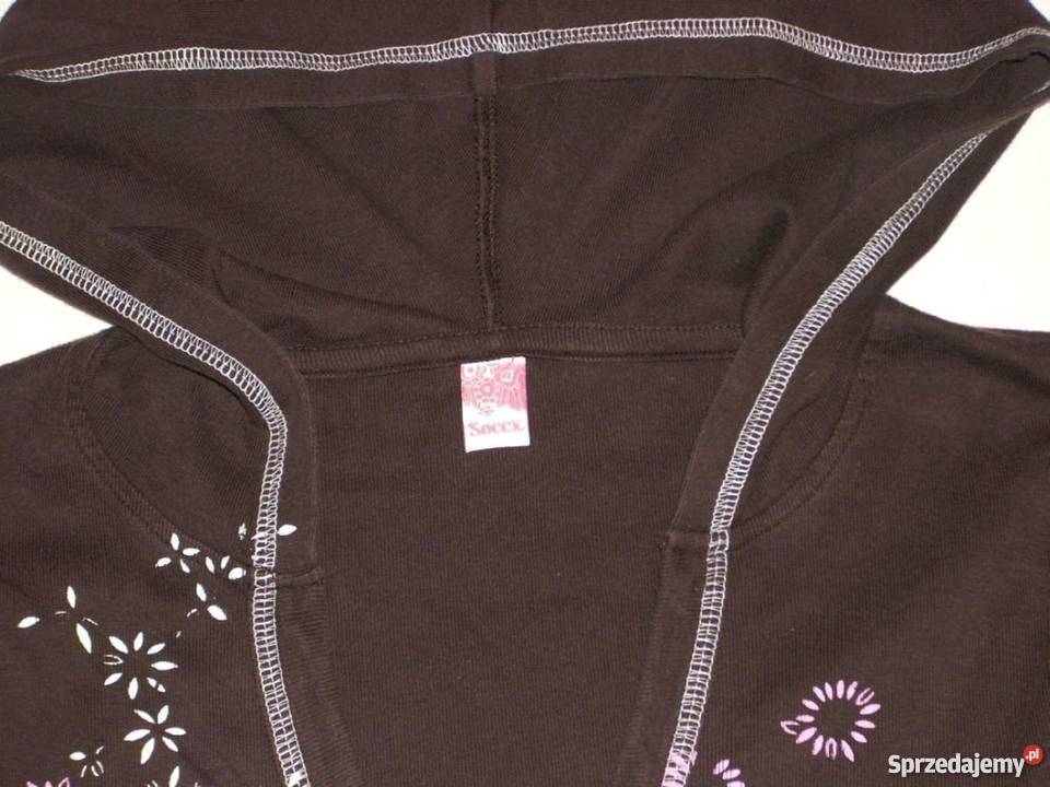 BLUZA z kapturem j nowa nadruk M L Nowy Sącz