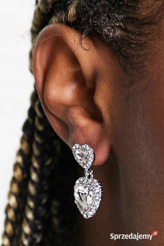 ASOS Bogato zdobione kolczyki ślubne z Londynu małopolskie Kraków sprzedam