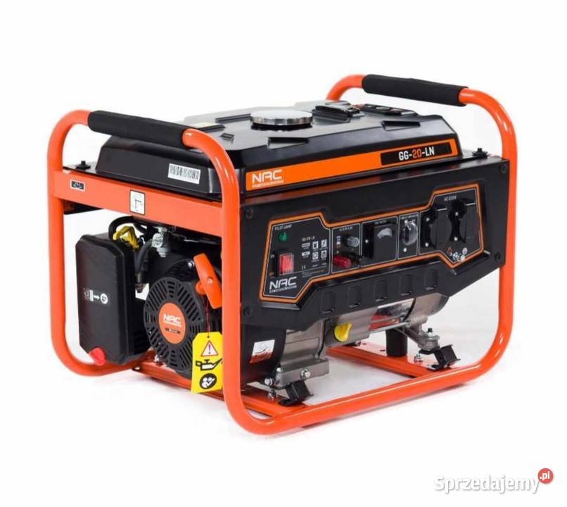 NOWY Agregat prądotwórczy NAC GG20LN 2200W 196cc Pozostałe Uniejów