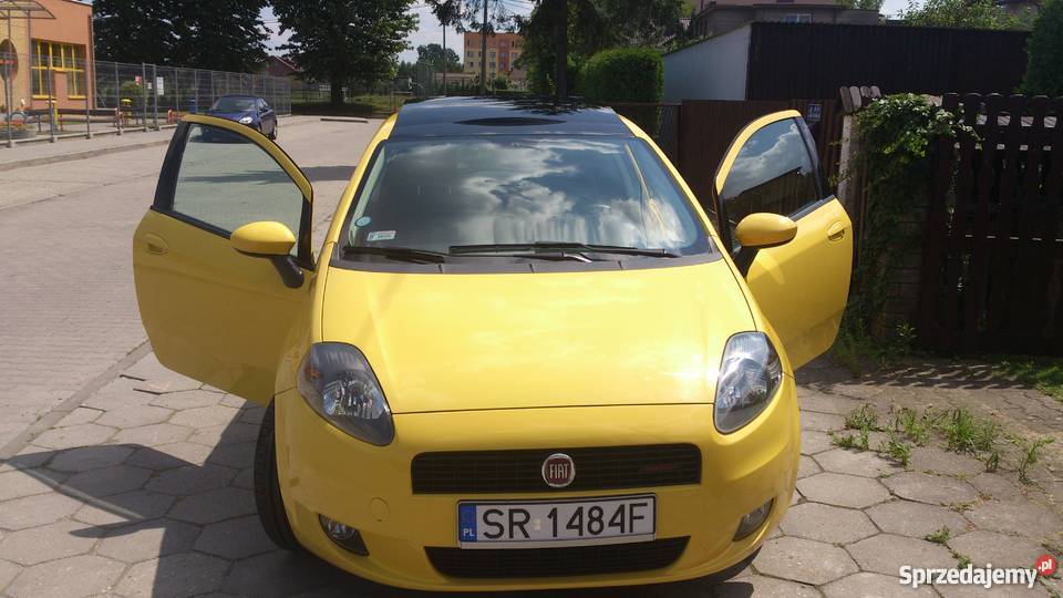 Fiat Grande Punto 13 90 Sport YELLOW Fiat śląskie Rybnik