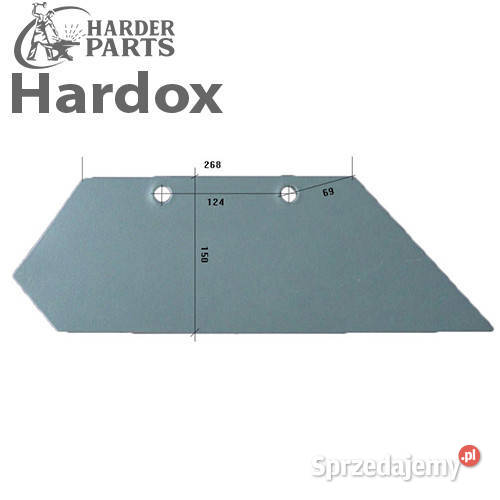 Lemiesz 300hektarów HARDOX 92219P części do Suwałki