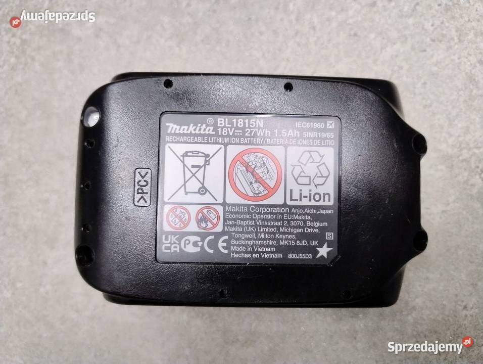 Akumulatorbateria Makita 18V BL1815N1 5Ahsprawna Kraków