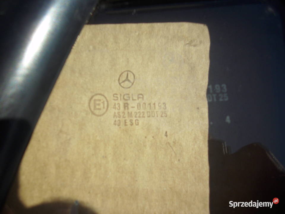 Szybka szyba prawa drzwi oryginał MERCEDES T1 Kielce