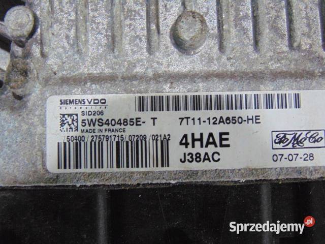 KOMPUTER SILNIKA CONNECT 18 TDCI 5WS40485ET 4HAE