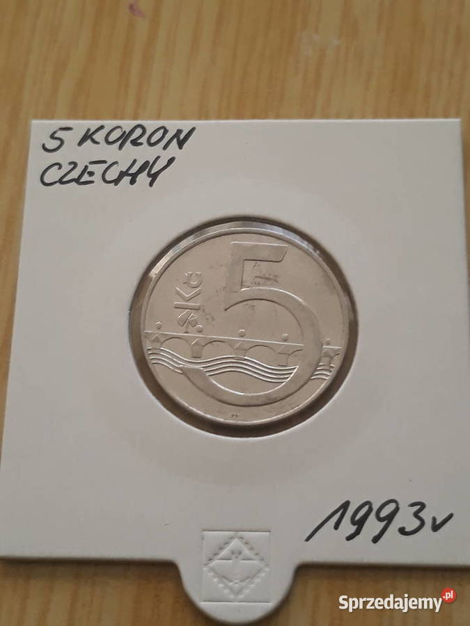 5 Koron Czechy 1993 i 2016 r Numizmatyka Konin