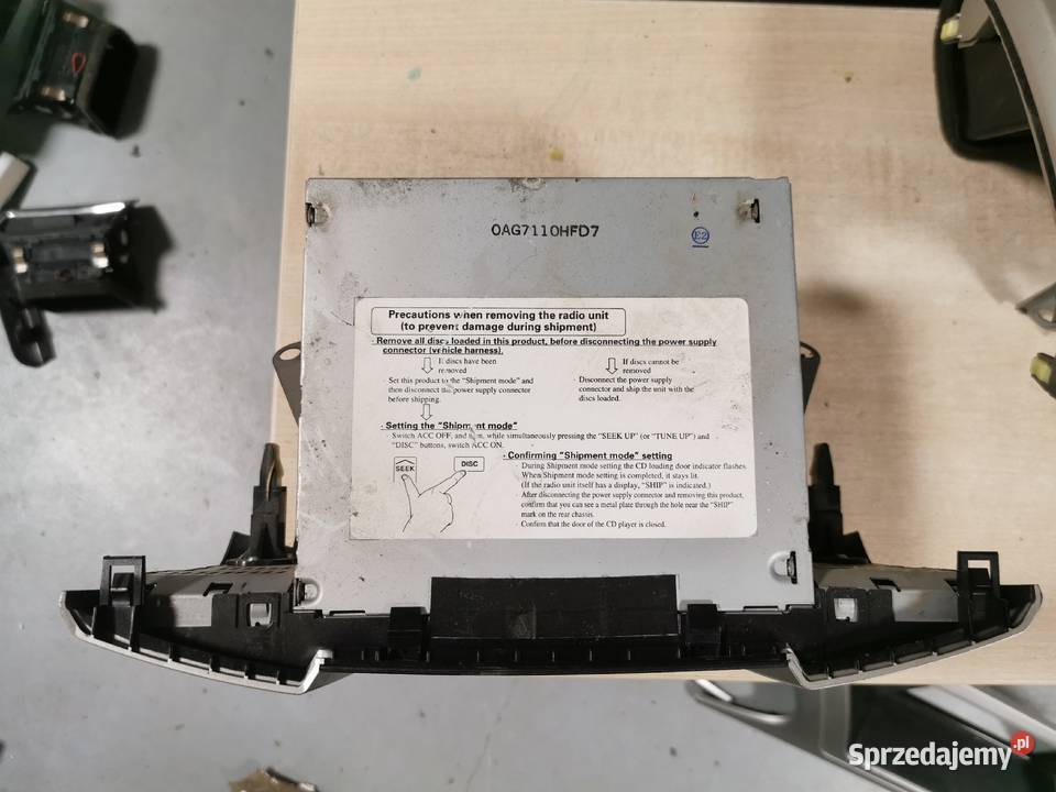 Radio cd odtwarzacz lexus rx400 2 II 8612048520 CB radia Międzychód sprzedam