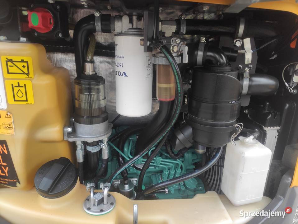 Minikoparka Volvo Ecr 25 D 2019r 1900 mtg waga Ryżki