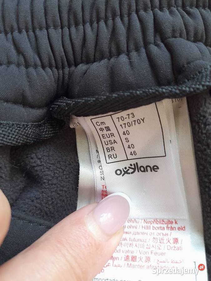 Spodnie narciarskie Oxylane M Bez wzoru Bogatynia