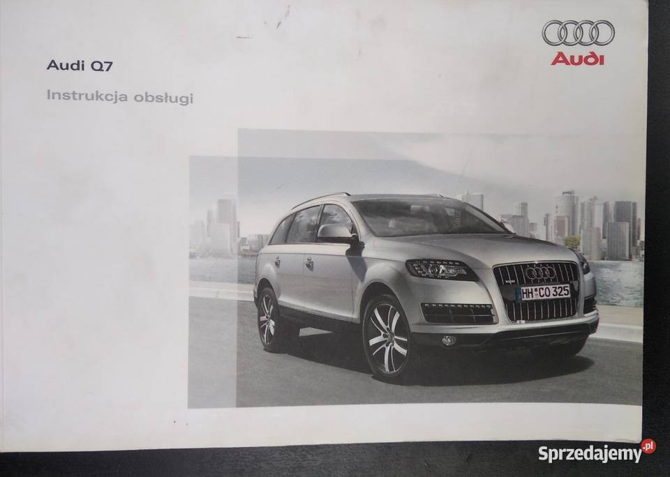 INSTRUKCJA OBSŁUGI AUDI Q7 4LO W Języku POLSKIM Poradniki, albumy i reportaże Jaworzno