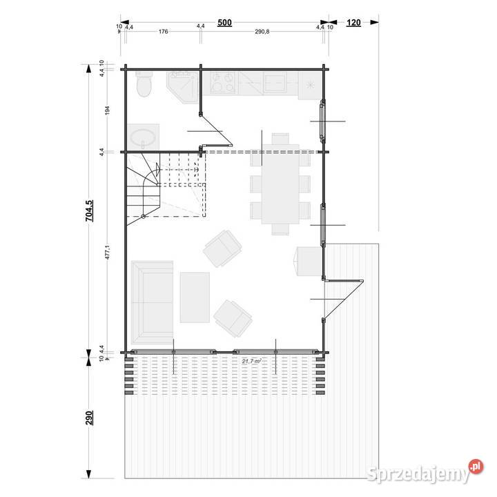 Domek letniskowy na zgłoszenie 35m2 na działkę