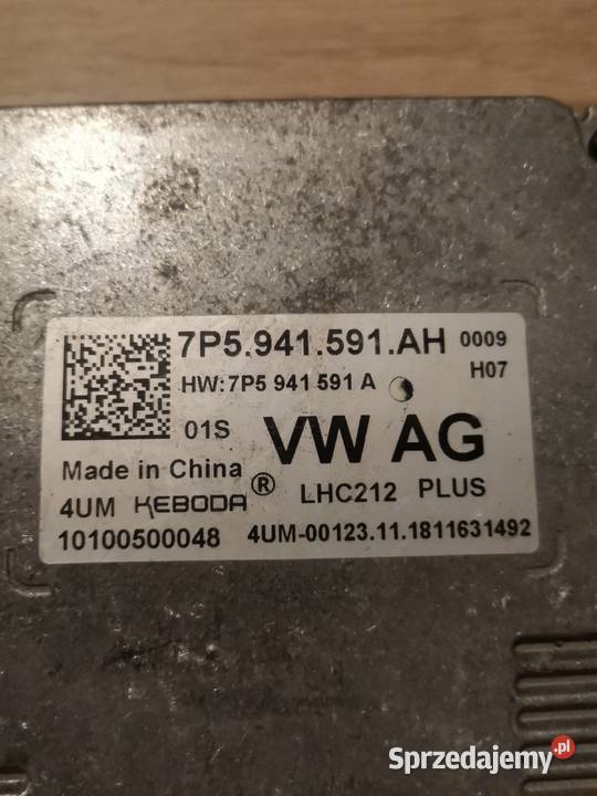 AUDI SKODA VW SEAT PRZETWORNICA MODUŁ LAMPY LED