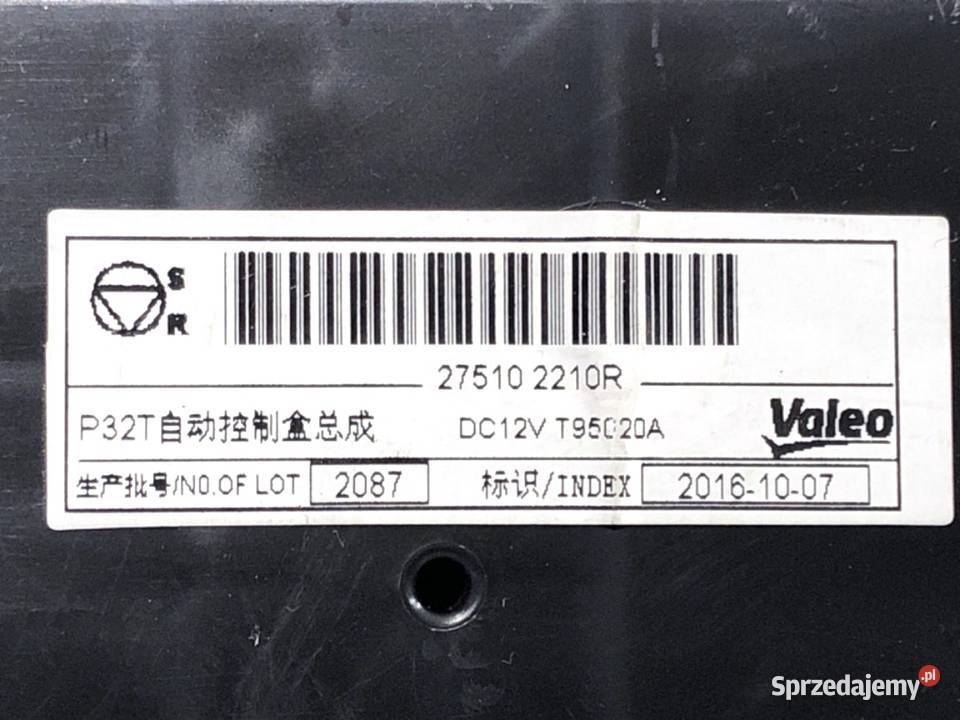 PANEL STEROWANIA NAWIEWU RENAULT KADJAR podkarpackie