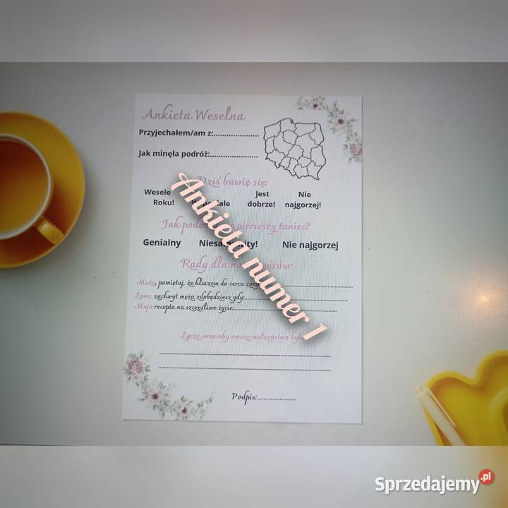 Ankieta weselna plik pdf Radom