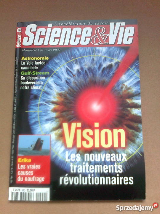 SCIENCE VIE miesięcznik francuski Rok wydania 1999 Warszawa sprzedam